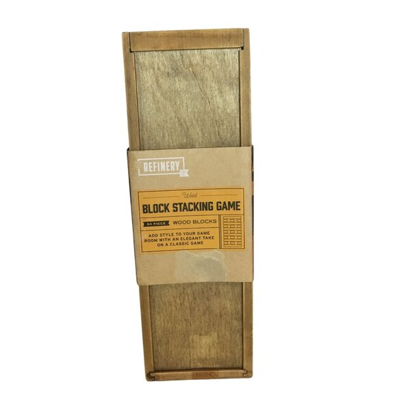 Refinery & Co. Wood Block Stacking Game Set 54 Piece - Picture 2 of 10